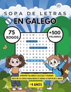 Sopa de letras en galego +8 anos