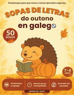 Sopa de letras do outono.(de 7 a 8 anos)
