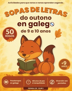 Sopa de letras do outono.(de 9 a 10 anos)