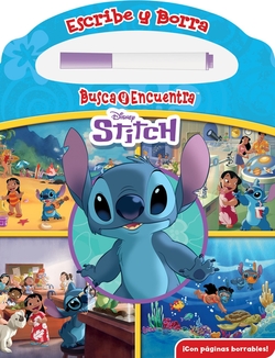 Disney stich:escribe y borra, busca y encuentra