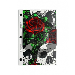 Lamina Trasera De Personalizacion Qcharx Calaveras 1